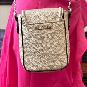 “Sam & Libby” Cream Crossbody Bag